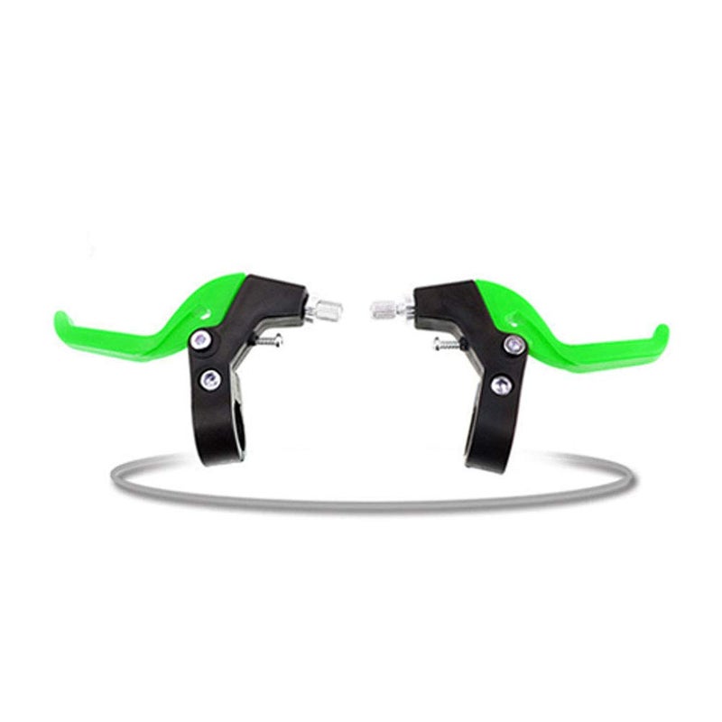 CfoPiryx Brake Handle 1 Pair Universal Brake Levers Kids Cycling Parts RFID ocking Children Bicycle(Green) - Image 1